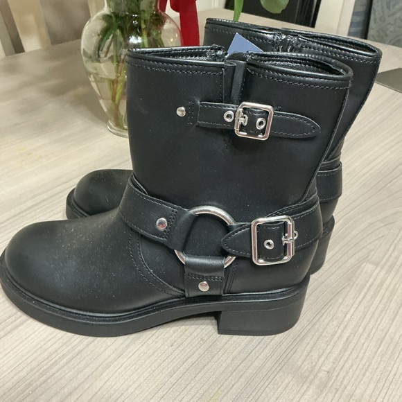 H&M Black Combat & Moto Boots - Picture 4 of 6